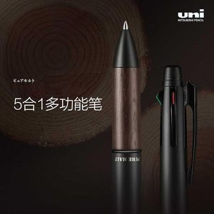 uni/三菱铅笔多功能笔橡木中油笔