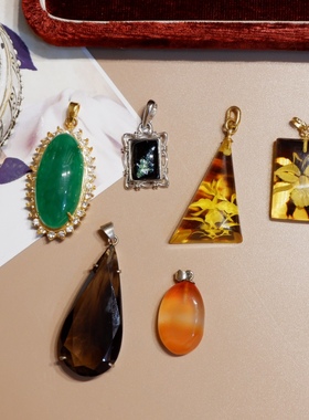 vintage古董陶瓷天然玛瑙女