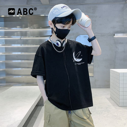 ABC男童短袖T恤2025新款
