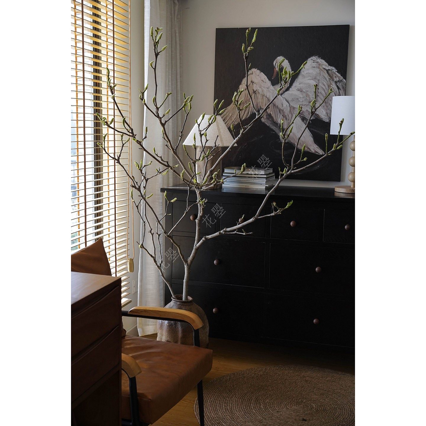 超大白玉兰枝落地鲜切枝条【可做干花】【真树枝】店铺造景诧寂风,鲜花速递/花卉仿真/绿植园艺,花材,淘宝优惠券,粉丝福利购,淘宝优惠卷