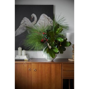 花曌 新鲜采摘广玉兰马尾松红豆组合花艺鲜花水养真花家居瓶插花