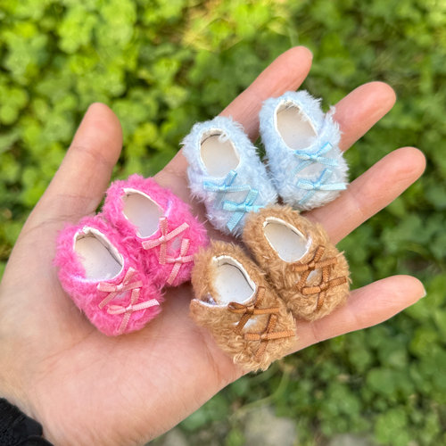 bjd毛毛鞋小六分胖点体肉肉体奶包体gl小六赤木小6分labubu拉布布