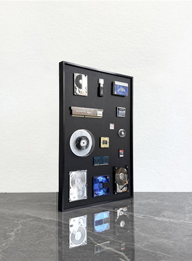 硬盘装裱画原创立体画