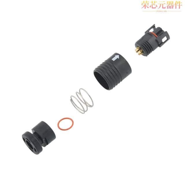 HR30-6PB-6S原装「CONN PLUG FMALE 6P GOLD SLDR CUP」正品