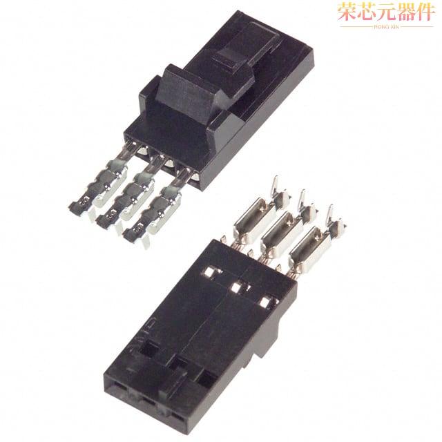 103957-2原装「CONN RCPT 3POS IDC 22-26AWG GOLD」正品