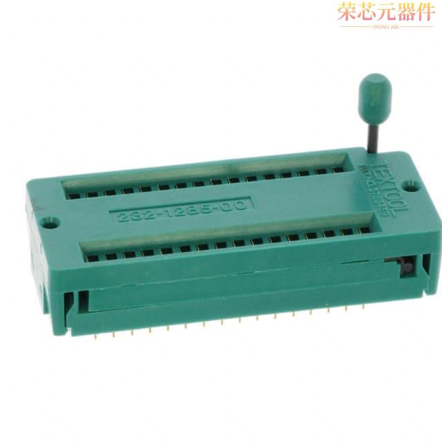 232-1285-00-0602J原装「CONN IC DIP SOCKET ZIF 32P