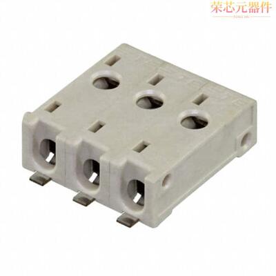 2834006-3原装「RELEASE POKE-IN CONNECTOR 3 POLE」正品