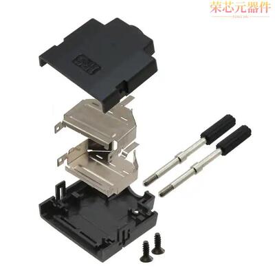 DH-27-CV2B原装「CONN BACKSHELL 27POS 180DEG SHLD」正品