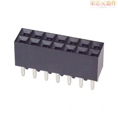 5-534998-7原装「CONN RCPT 14POS 0.1 GOLD PCB」正品