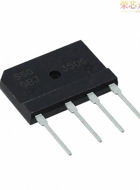GBJ2502原装「BRIDGE RECT 1PHASE 200V 25A GBJ」正品