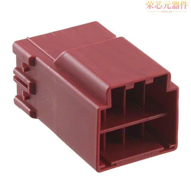 HILR-08VF-2-R原装「CONN RECEPT HOUSING 8POS RED」正品