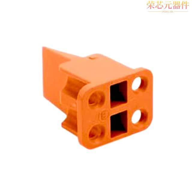 AWP-4S原装「CONN PLUG WEDGE 4POS ORANGE」正品