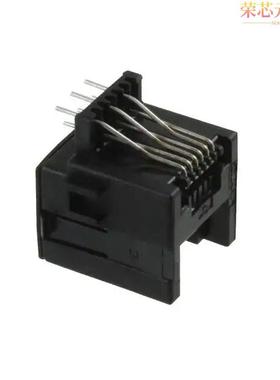 216446-1 连接器「CONN MOD JACK 6P6C VERT UNSHLD」