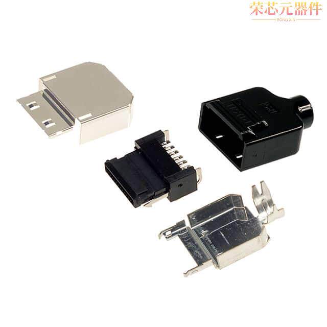 3240-10P-C(50)原装「CONN PLUG 10POS SOLDER GOLD」正品
