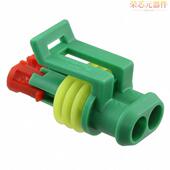 3原装 GREEN」正品 「CONN 2POS 282080 SERIES PLUG 1.5