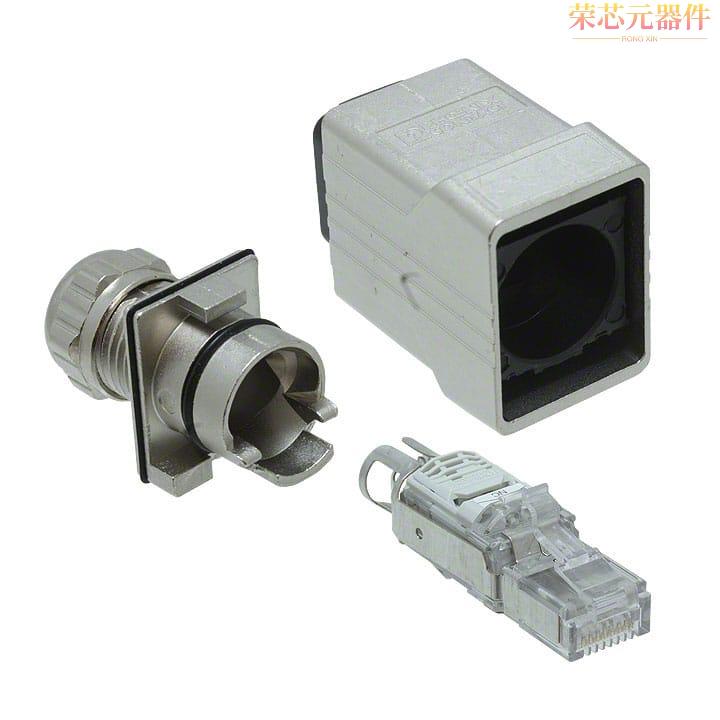 1608100原装「CONN MOD PLUG 8P4C SHIELDED」正品