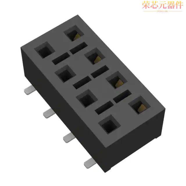 HLE-104-02-F-DV原装「CONN RCPT 8POS 0.1 GOLD SMD」正品