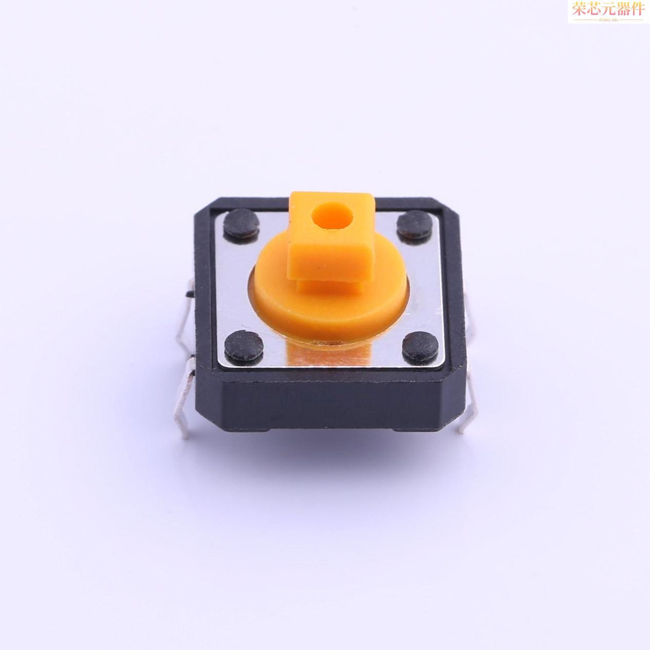 TC-1103T-C-Y原装「W12XD12XH7.3 黄色按键 250gf」正品