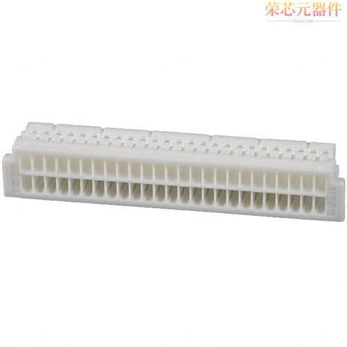 SHDR-50V-S-B原装「CONN HOUSING SHD 50POS 1MM WHITE」正品