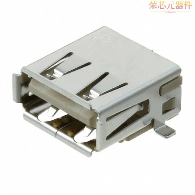 292303-9原装「CONN RCPT USB2.0 TYPEA 4P SMD RA」正品