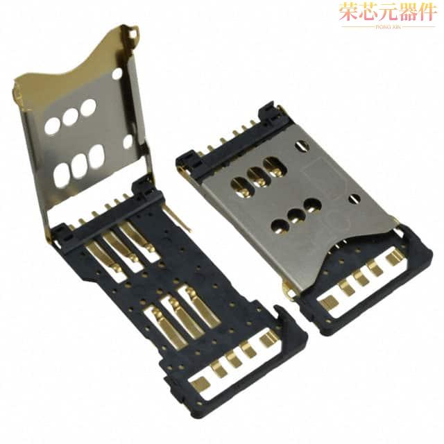 SF7W006S4ER1500原装「CONN SIM CARD HINGED TYPE R/A」正品