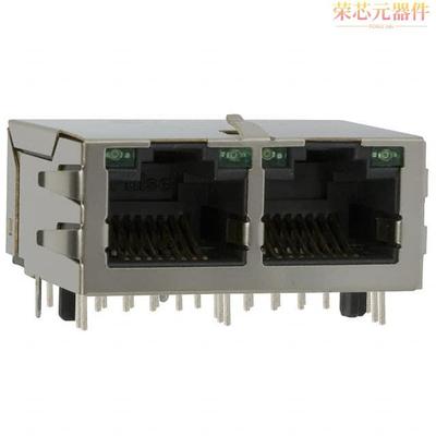 JG0-0023NL原装「CONN JACK 2PORT 1000 BASE-T PCB」正品
