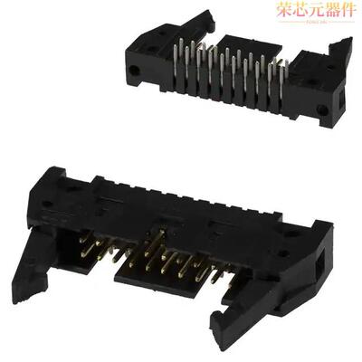 499786-4原装「CONN HEADER R/A 20POS 2.54MM」正品