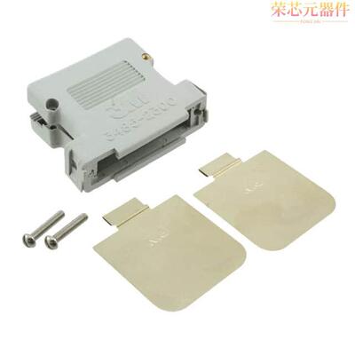 3357-4125原装「CONN BACKSHELL 25POS 180DEG SHLD」正品