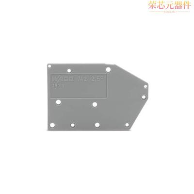 742-400原装「END PLATE; SNAP-FIT TYPE; 1.5 MM」正品
