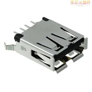 RCPT USB2.0 TYPEA 1734366 VERT」正品 「CONN 4POS 1原装