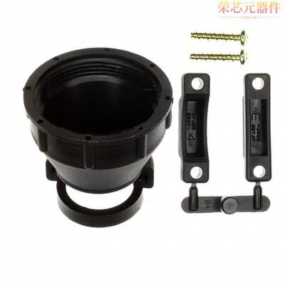 182652-1原装「CONN BACKSHELL W/CLAMP SZ 23 BLK」正品