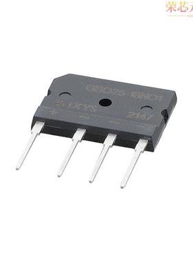 GBO25-16NO1原装「BRIDGE RECT 1P 1.6KV 25A 4SIP」正品