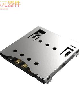 SIM7100-6-1-15-00-A原装「 SIM PUSH-PUSH, 6P, SMT,