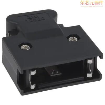 10320-52F0-008原装「CONN BACKSHELL 20POS 180DEG BLK」正品