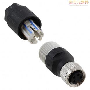 FMALE RCPT 4POS GOLD 1441079原装 IDC」正品 「CONN