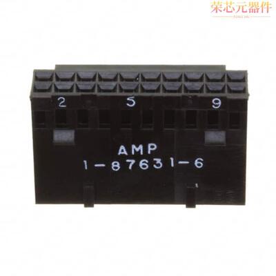 1-87631-6原装「CONN HOUSING 20POS .100 POL DUAL」正品