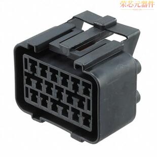 344106-1原装「CONN RECEPT HOUSING 18POS BLACK」正品