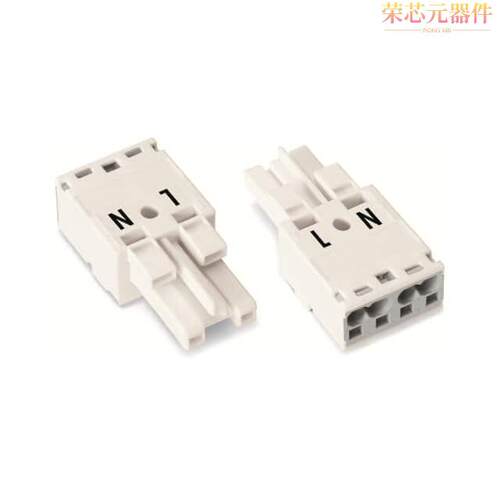 770-222原装「SOCKET 2-POLE, WHITE」正品
