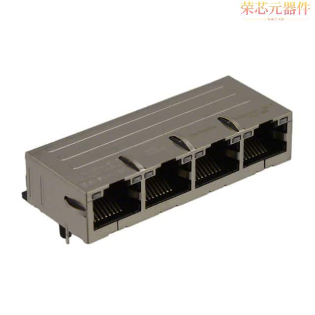 08B0-1X4T-36-F原装「CONN JACK 4PORT 100 BASE-T PCB」正品