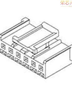 51103-0800原装「集管和线壳 2.5 W/B REC HSG 8P POS
