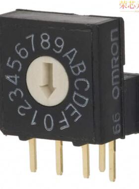 A6RV-161RF原装「SWITCH ROTARY DIP HEX 25MA 24V」正品