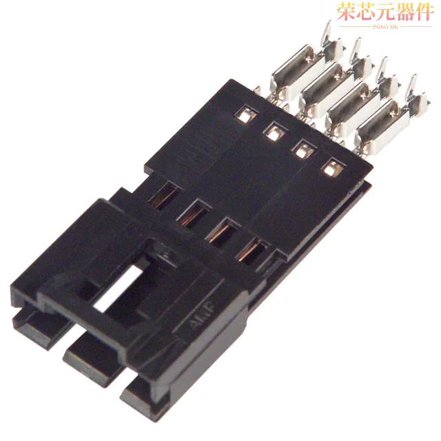 5-103945-3原装「CONN PLUG 4POS IDC 22-26AWG GOLD」正品
