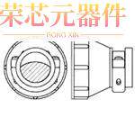 206510-1原装「CONN BACKSHELL W/CLAMP SZ 23 BLK」正品