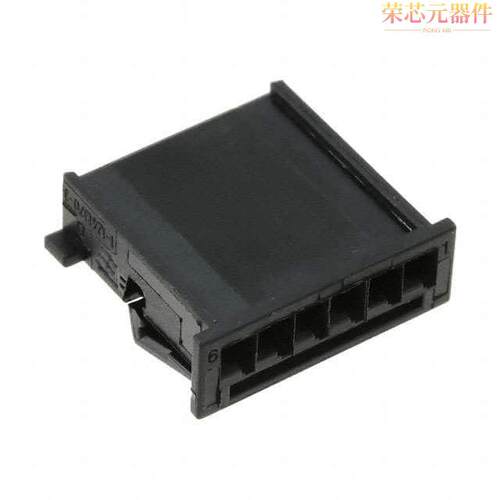 1-1241370-3原装「CONN SOCKET HSG 6POS 2.54MM」正品