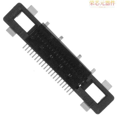 FI-RE21S-VF原装「CONN RCPT 21POS 0.02 GOLD SMD」正品