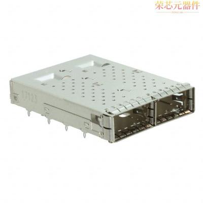 2170805-4原装「CONN QSFP28 CAGE 1X2 PRESSFIT RA」正品