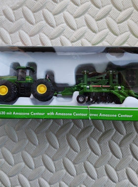 siku 1856 John Deere 9630拖拉机+Amazone Centaur配套农用模型