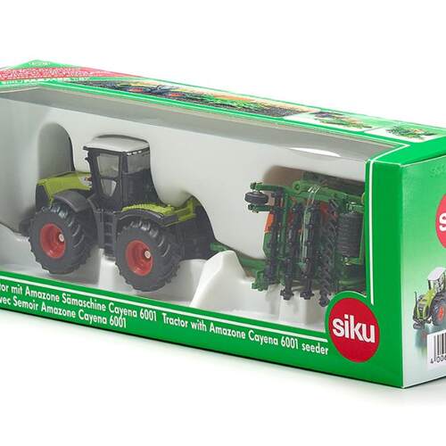 SIKU 1826 TRAKTOR CLASS SIEWNIK ZESTAW 农用车克拉斯