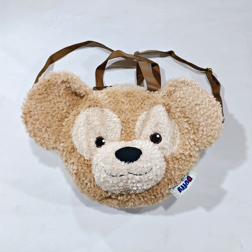 达菲熊女生单肩包胯包提包玩具