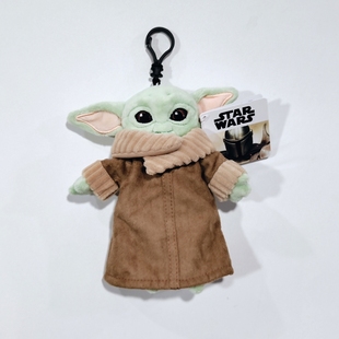 曼达洛人尤达宝宝Yoda公仔毛绒玩具挂件男生喜欢可爱动漫玩偶礼物
